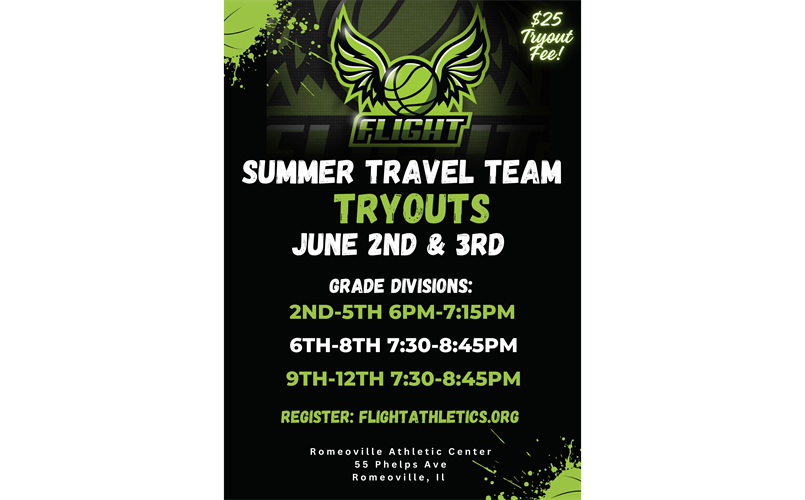 2025 Flight Summer Travel Team Tryouts